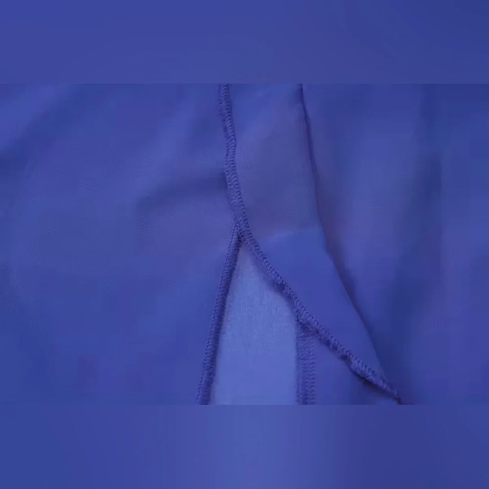 Blue Lagoon Sheer Maxi Swimsuit Coverup Dress - Picture 9 of 10